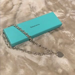 Tiffany&co heart choker necklace